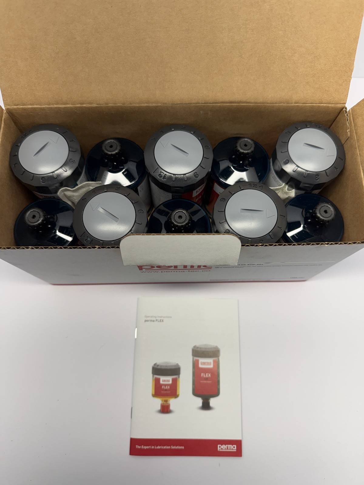 PERMA Flex Automatic Lubrication Systems 125cc Mobil Grease XHP 221 “auto-luber”