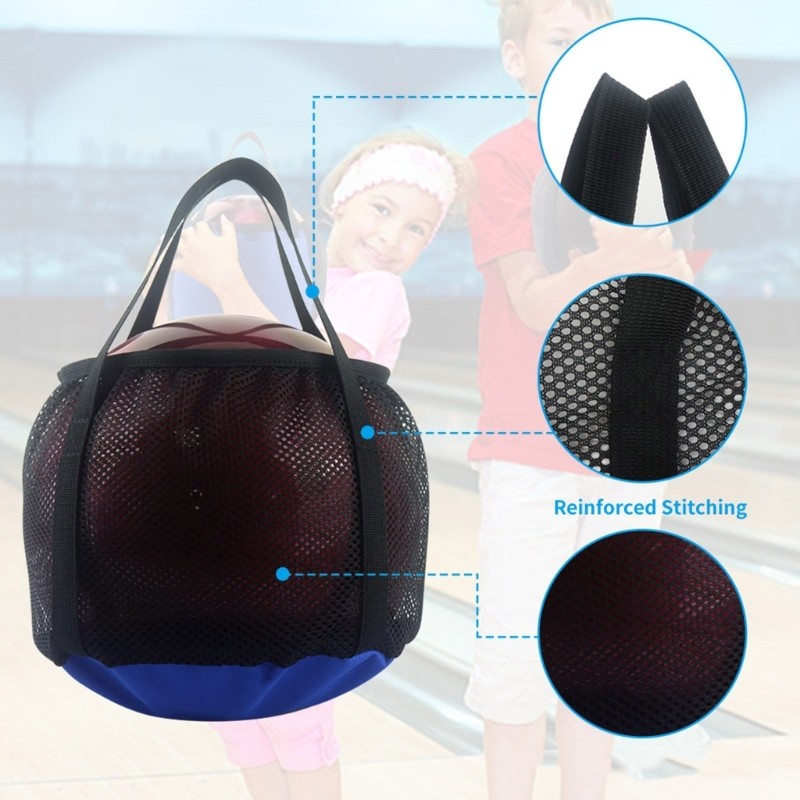 Oxfords Fabric Bowling Storage Case Handle Convenient Transportation