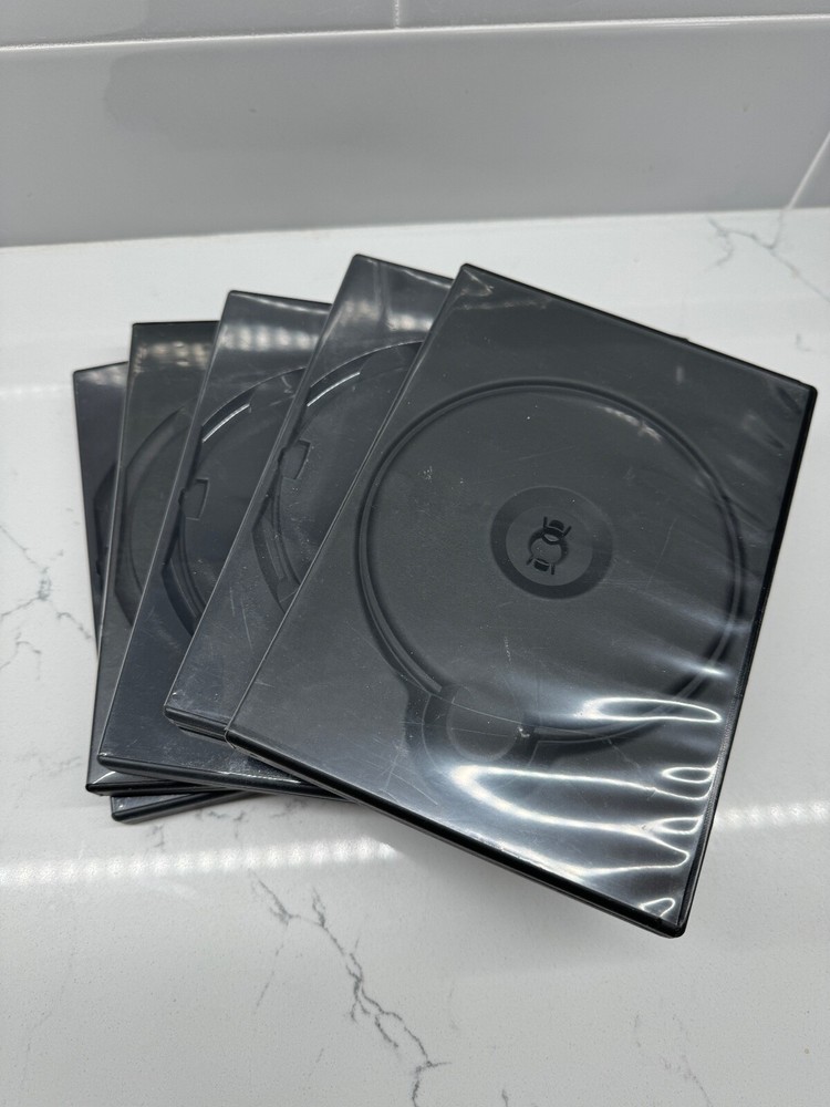 5 DVD CD Cases Empty