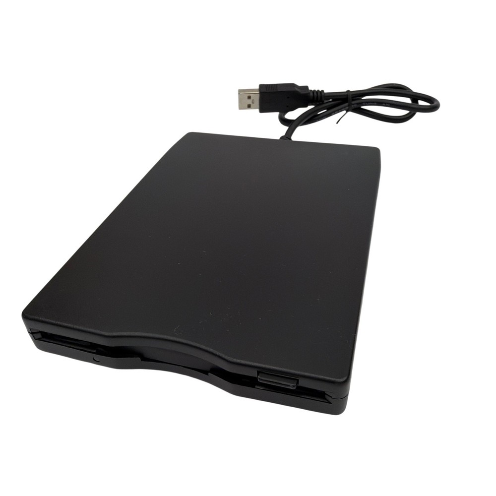 CN533 External USB Floppy Drive Black Tested Working