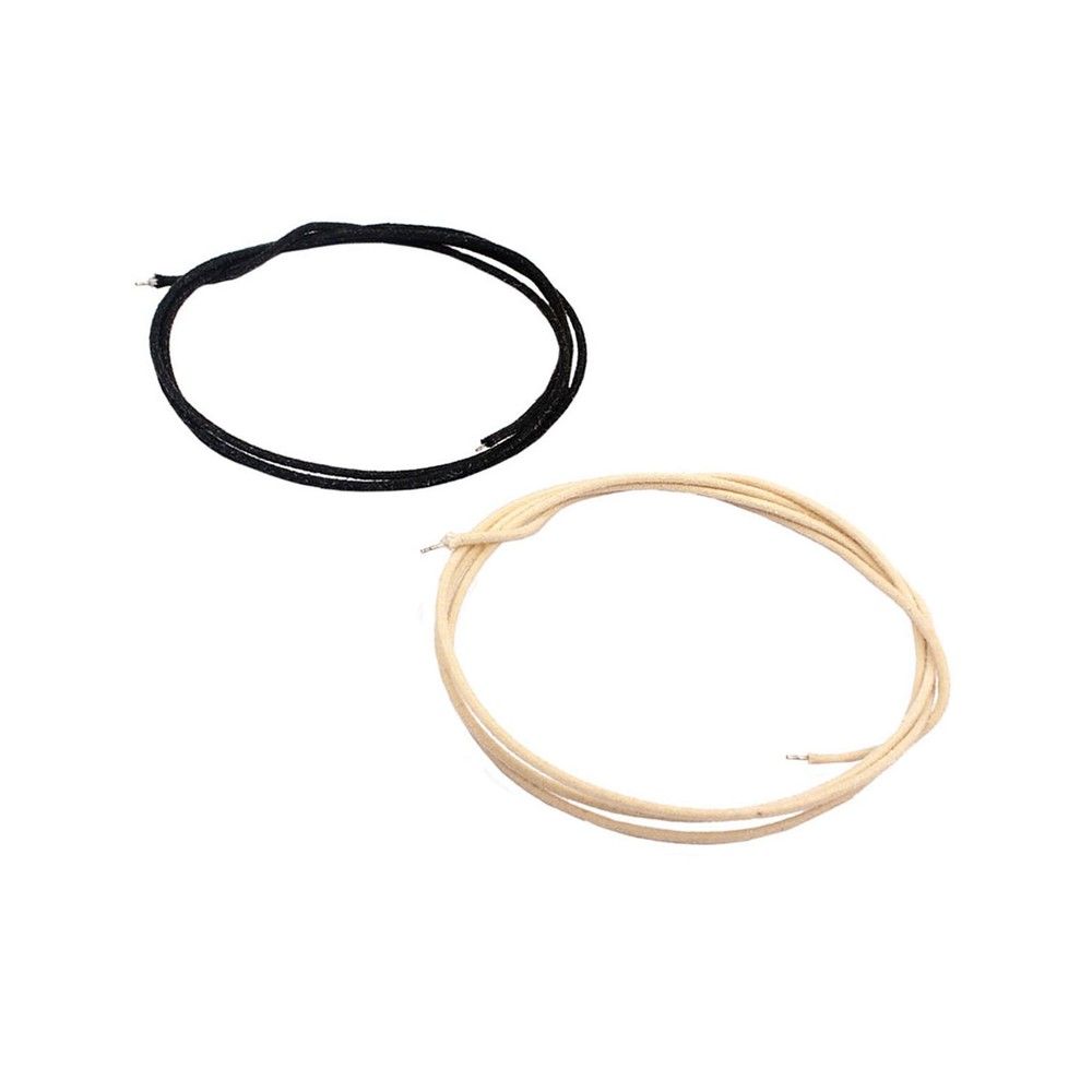 Black And White Single-core Copper Wire 1 Meter 2 Sets GU403