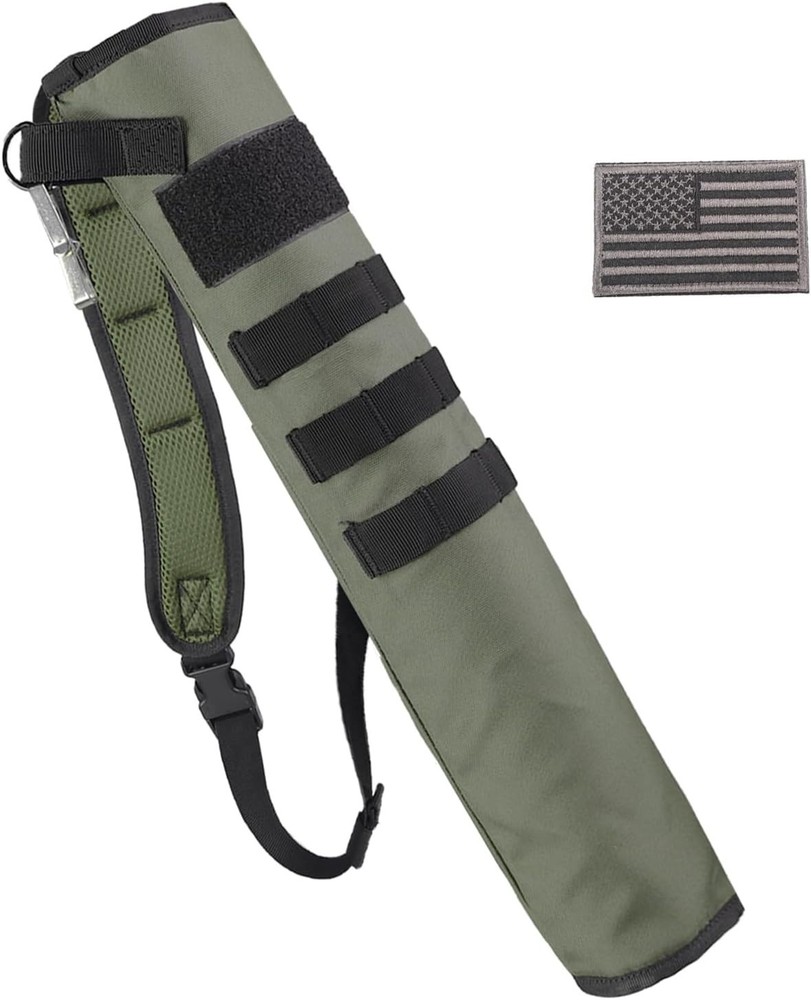 Lightweight Foldable Molle System Arrow Quiver for Target Shooting, Green