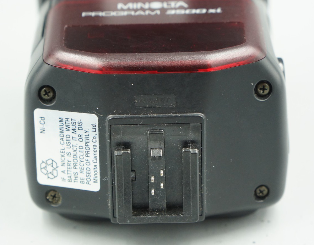 Minolta Program 3500xi Speedlight Flash ~Works~ #879
