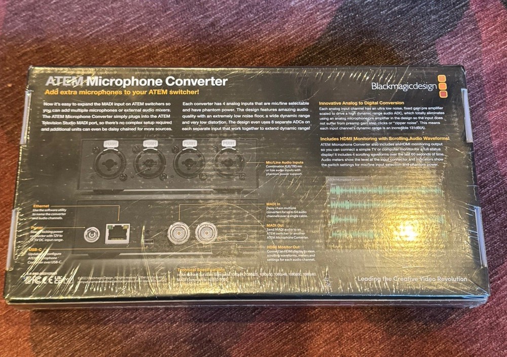 Blackmagic Design ATEM Microphone Converter