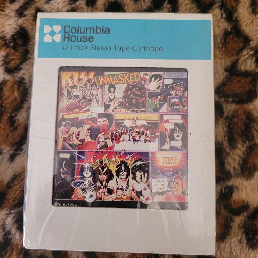 Kiss Unmasked 8 Track Sealed 1980 Columbia House Edition SEALED