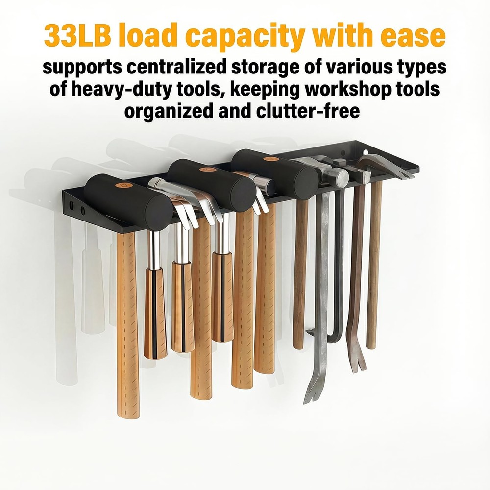 Wall Mount Screwdriver Organizer, Plier Organizer, Hammer Rack, Hand Tool Org...