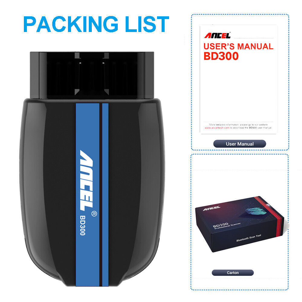 ANCEL BD300 OBD2 Scanner Bluetooth Fit for BMW All System Code Reader Diagnostic