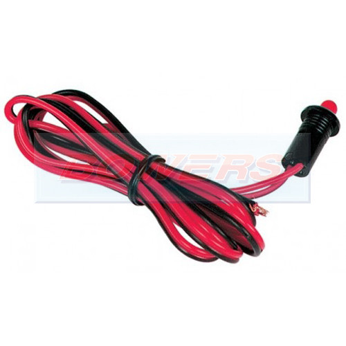 UNIVERSAL RED LED STATIC DASH BOARD PANEL WARNING LIGHT LAMP DIODE 12V