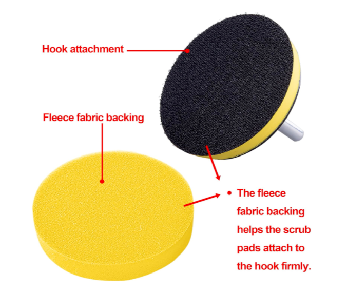 Wool Buffing Polishing Pad Kit, Drill Buffer Attachment 3 Inch New