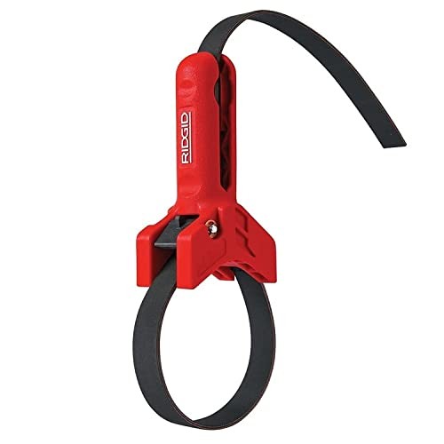 42478 STRAPLOCK Pipe Handle 7" Strap Wrench, Red