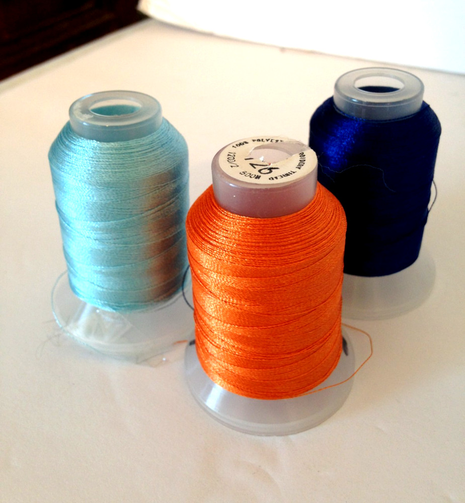 63 Colored Thread Spools Brother Embroidery Machine 100% Polyester