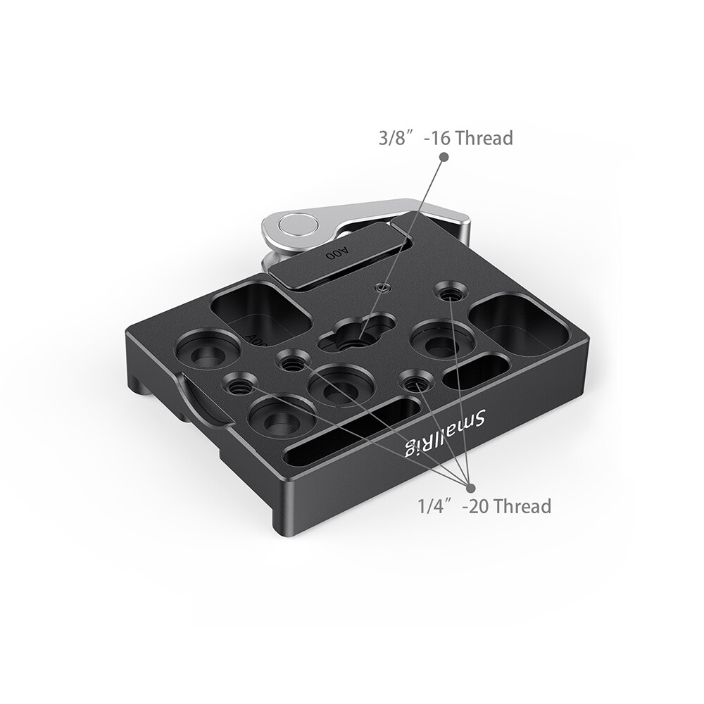 SmallRig Arca-Type Quick Release Baseplate With 1/4’’-20, 3/8’’-16 threaded-2143