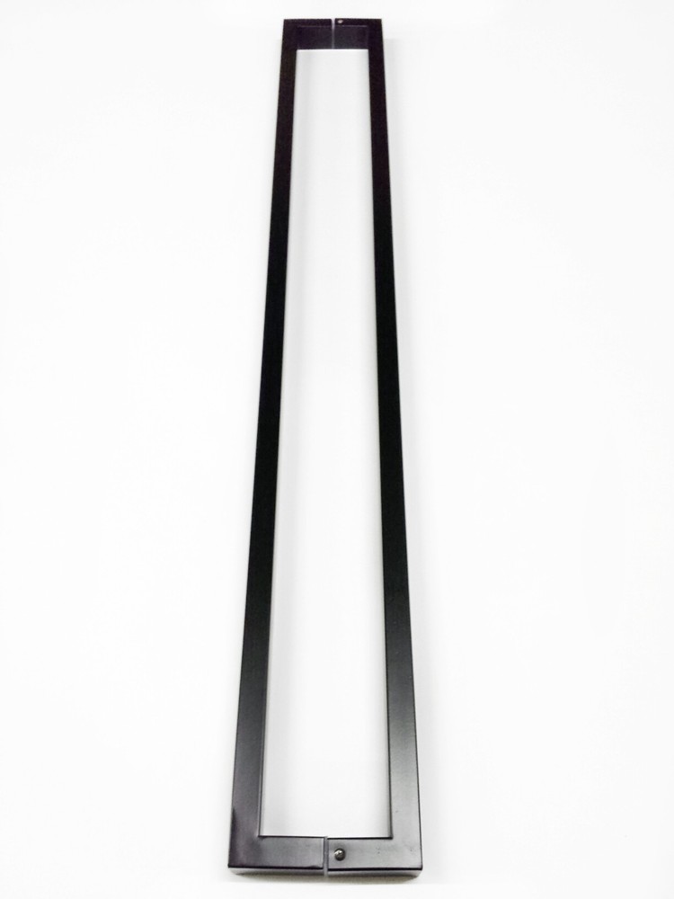 Long Square Rectangle Push Pull Handle for Home Entryway Door, Back to Back Set