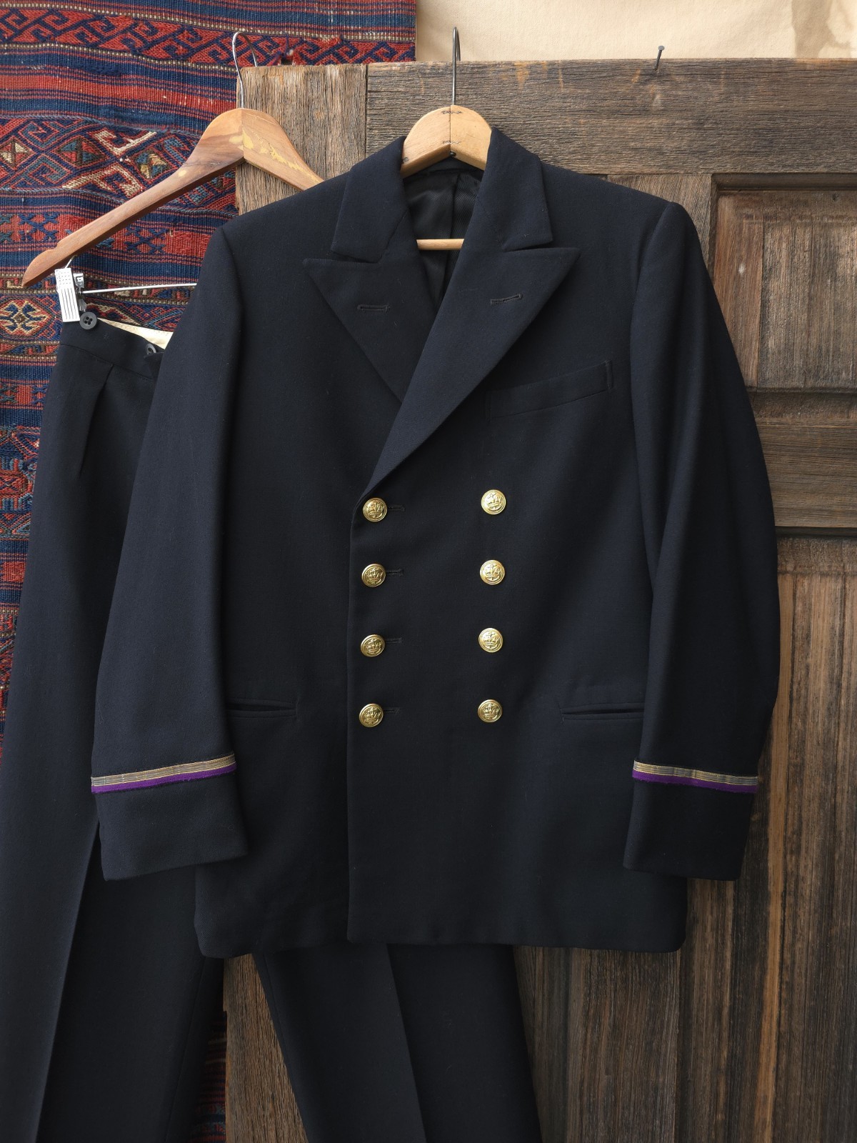 Vintage Antique 1920s Naval Uniform British Navy? Glasgow Scotland Peak Lapel 36