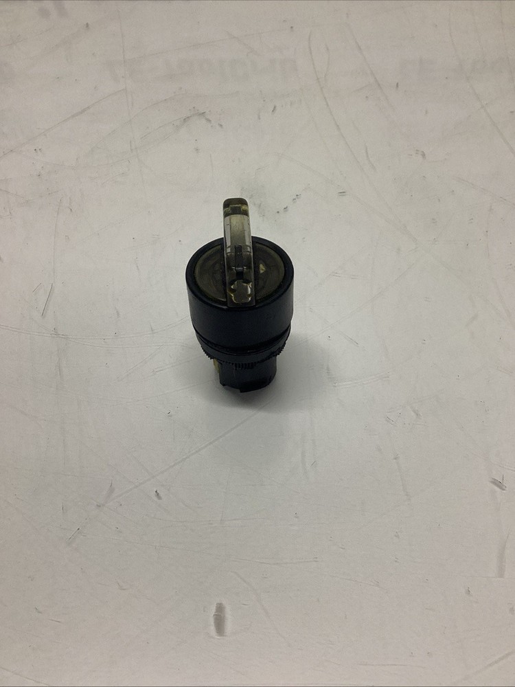 Industrial Rotary Selector Switch Clear Handle Panel Mount 2-Position P-042
