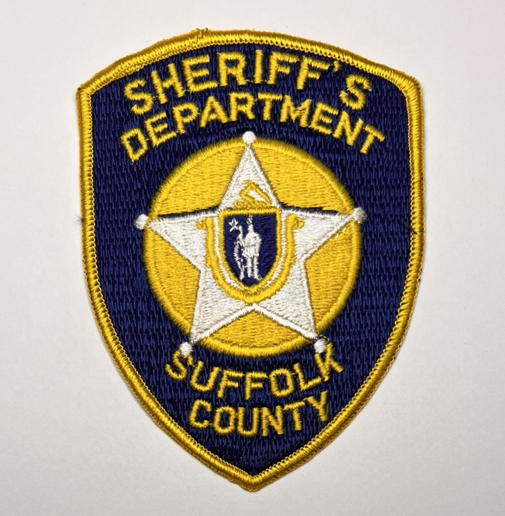 Suffolk County Massachusetts Sheriffs Department Patch