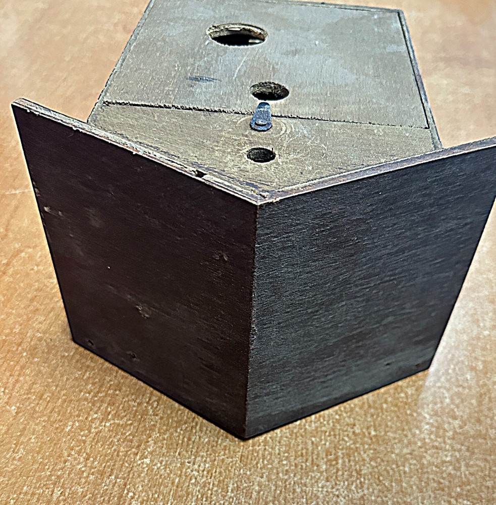 Multi-color cuckoo clock.