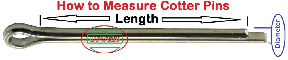 (20) Cotter Pin 5/32 x 2-1/2"