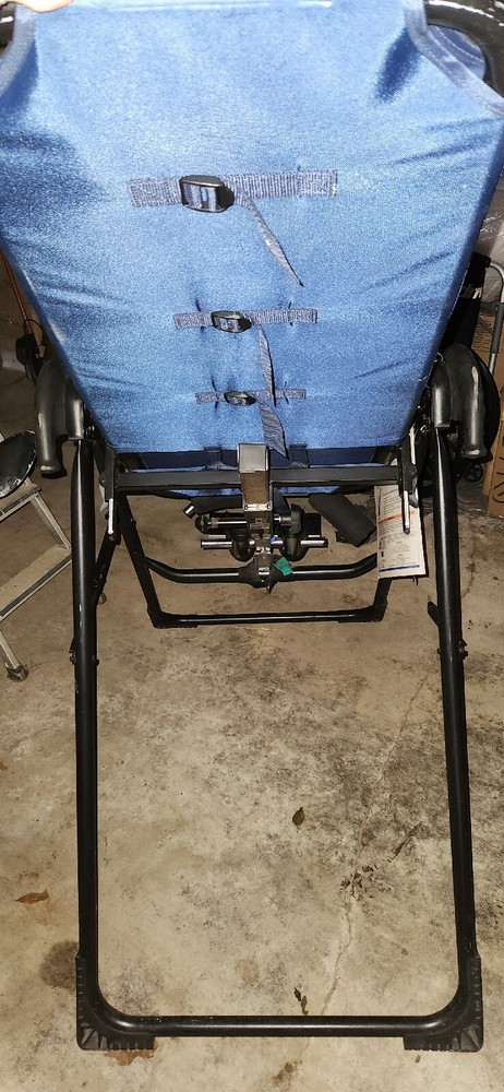 Teeter Hang Ups Inverson Table Blue Back Relief Tool Machine