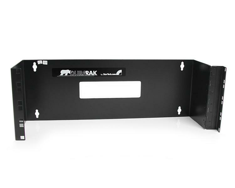 WALLMOUNTH4 Startech 4U 48.3cm with Pins Wall Patch Holder Panels Black