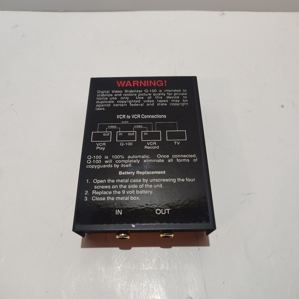 RXII Digital Video Stabilizer VCR Copyguards Eliminator *Untested*