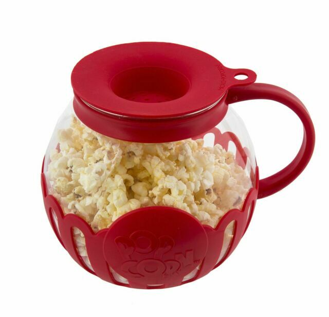 NEW Ecolution 1.5qt. Microwave Popcorn Maker - Red