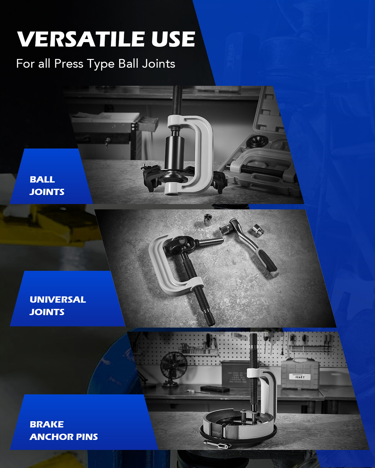 OMT 23pc Master Ball Joint Press Kit Auto Ball Joint Removal Installer Tool Kit