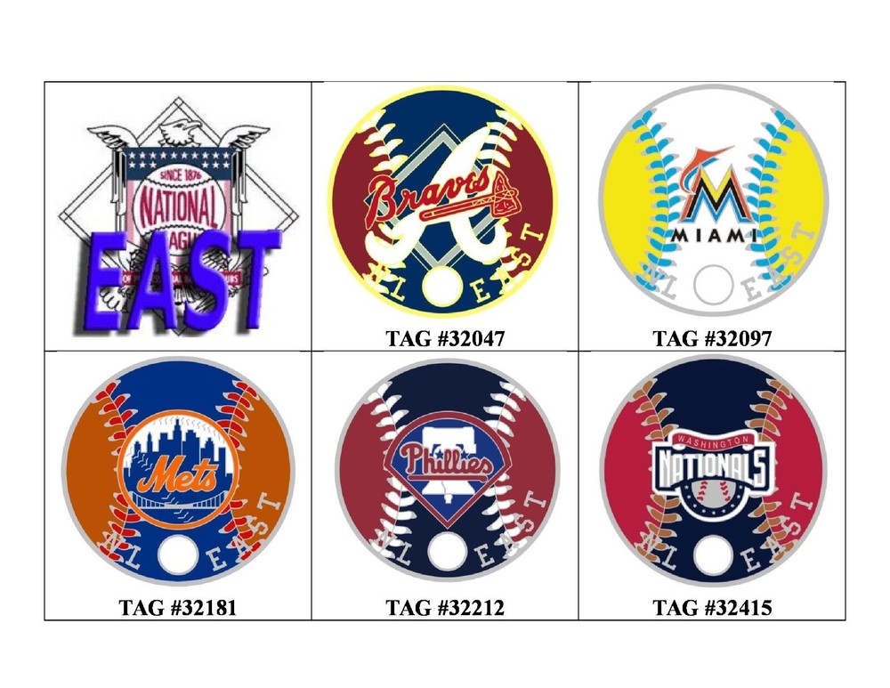 Miami Marlins Pathtag Coin MLB Series Only 100 Complete Sets Made!