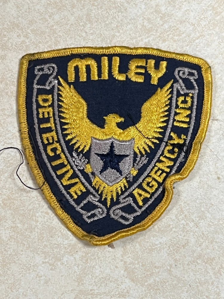 Obsolete Miley Detective Agency Patch