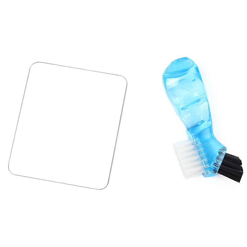 10Set Denture Appliance Case Container Case With Mirror +Clean Brush False Teeth