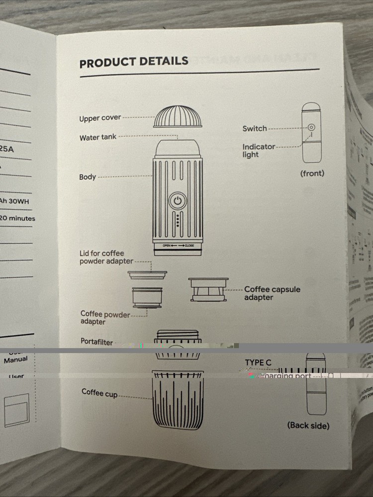 Ikape Portable Espresso Maker