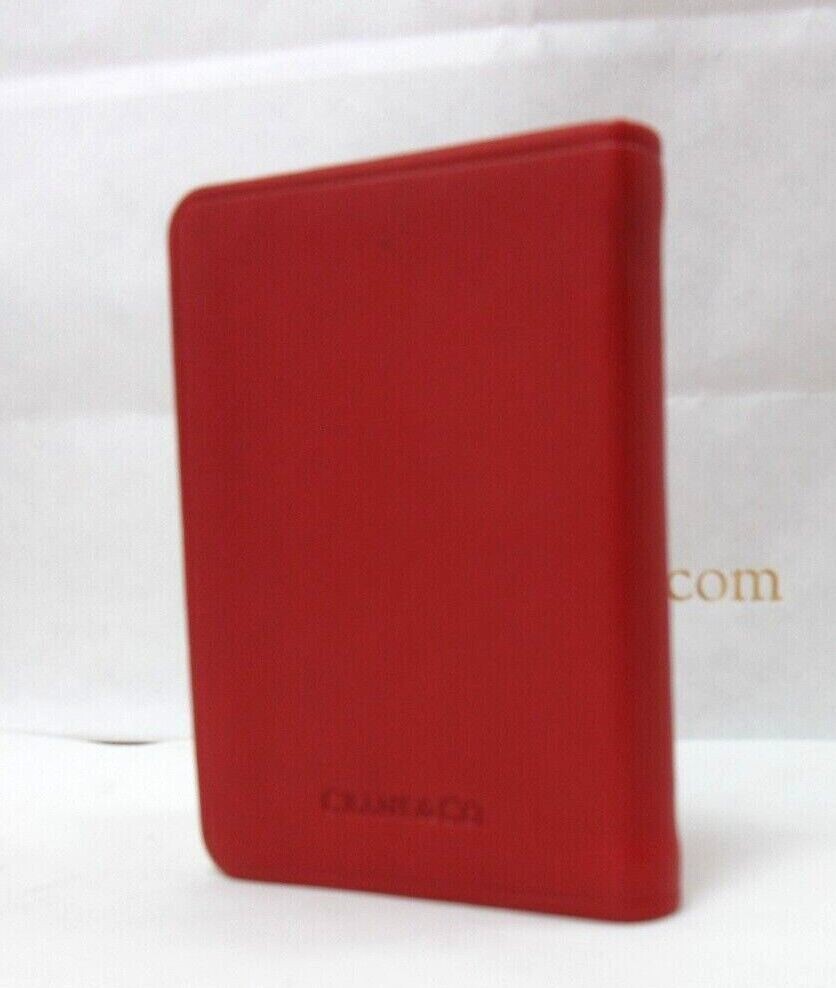 RESTAURANTS WINE NOTES Mini Notebook Leather Cover Post Miniatures Red