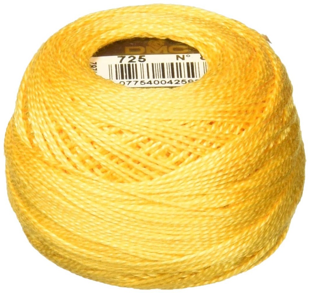 DMC 8 725 Pearl Cotton Thread Balls Standard Functional 116 Spool Floss Set