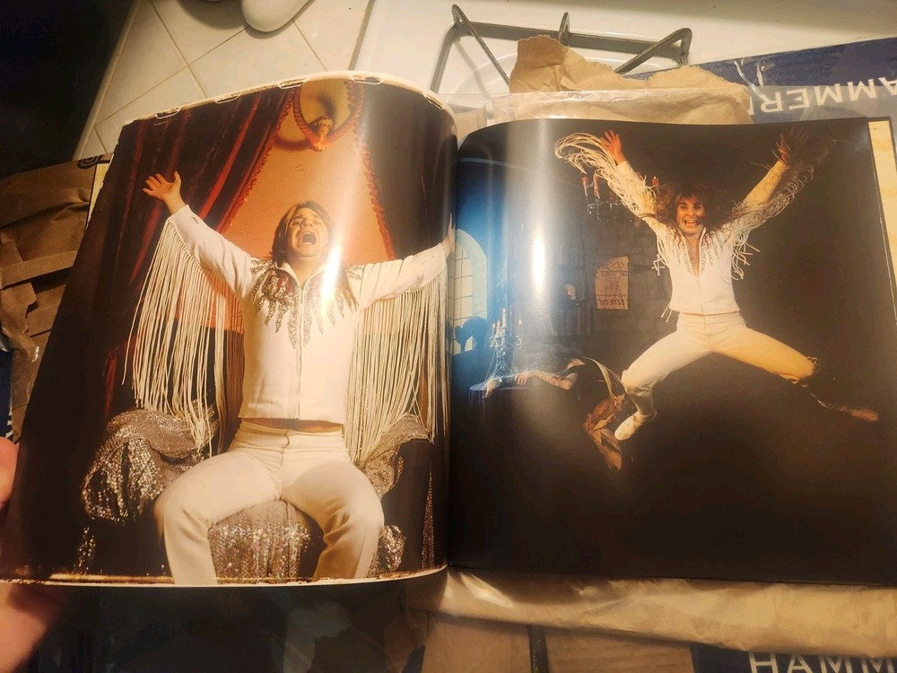 RANDY RHOADS OZZY OSBOURNE LARGE BLIZZARD OF OZZ ERA 88 PAGE COFFEE TABLE BOOK