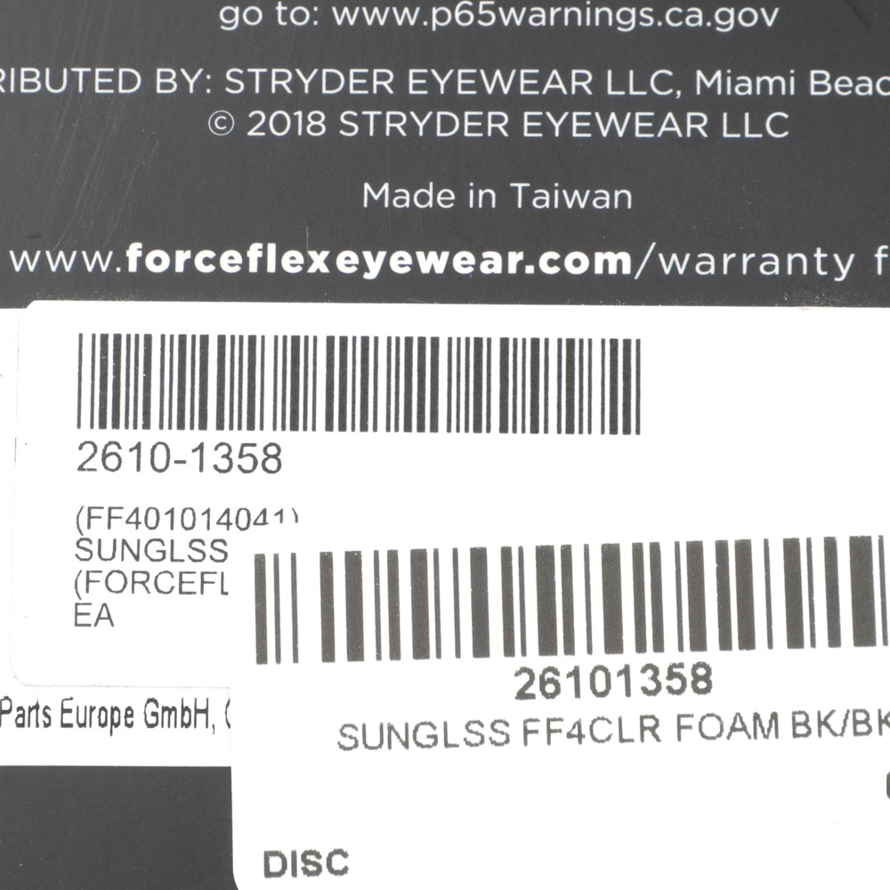 Forceflex FF4 Comfort Foam Sunglasses