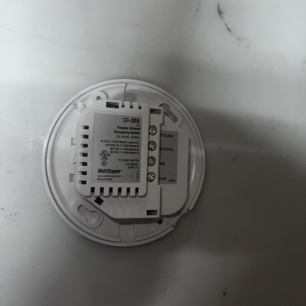 Occupancy Sensor 360 Degree Motion Wattstopper CI-355