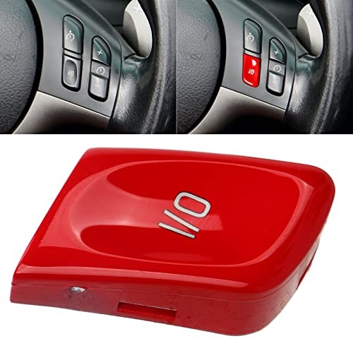 Steering Wheel Control Switch Button for M3 E46 19982004, Movement Mode IO Red