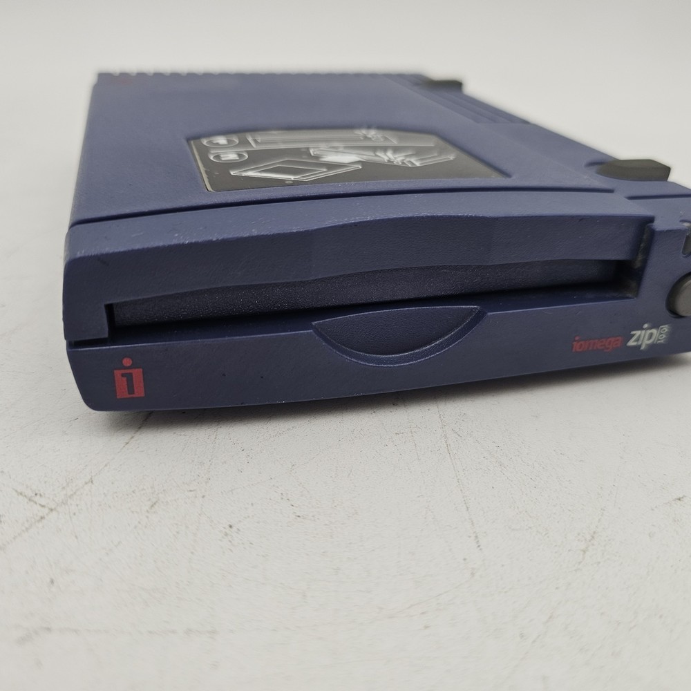 Iomega External Parallel ZIP-100 Drive Z100P2 NO Cable or AC Adapter Untested