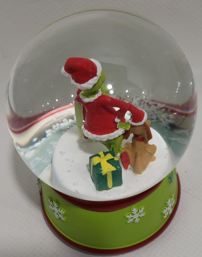 Dr. Seuss "Merry Grinchmas" Musical Snow Globe