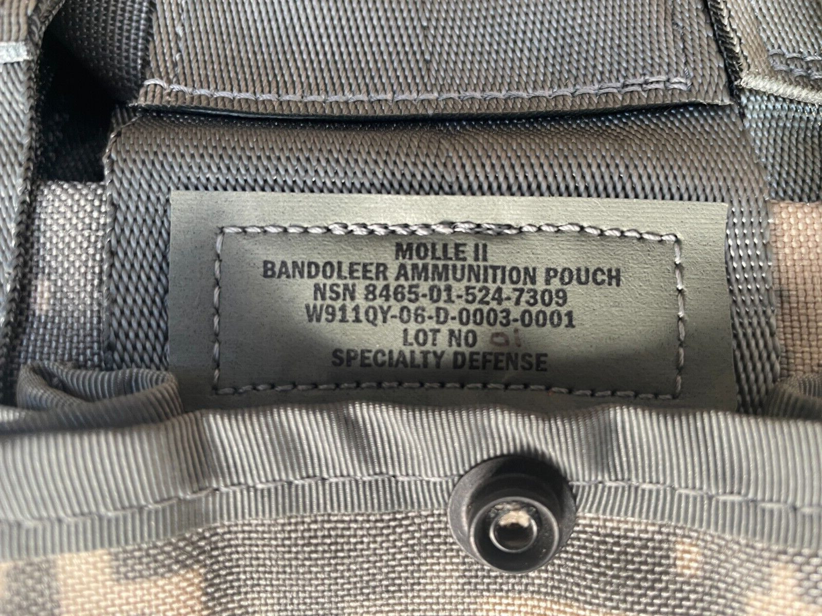 -LOT of 5- Military 6 Magazine Bandoleer MOLLE II Mag Ammunition Pouch w/ Strap