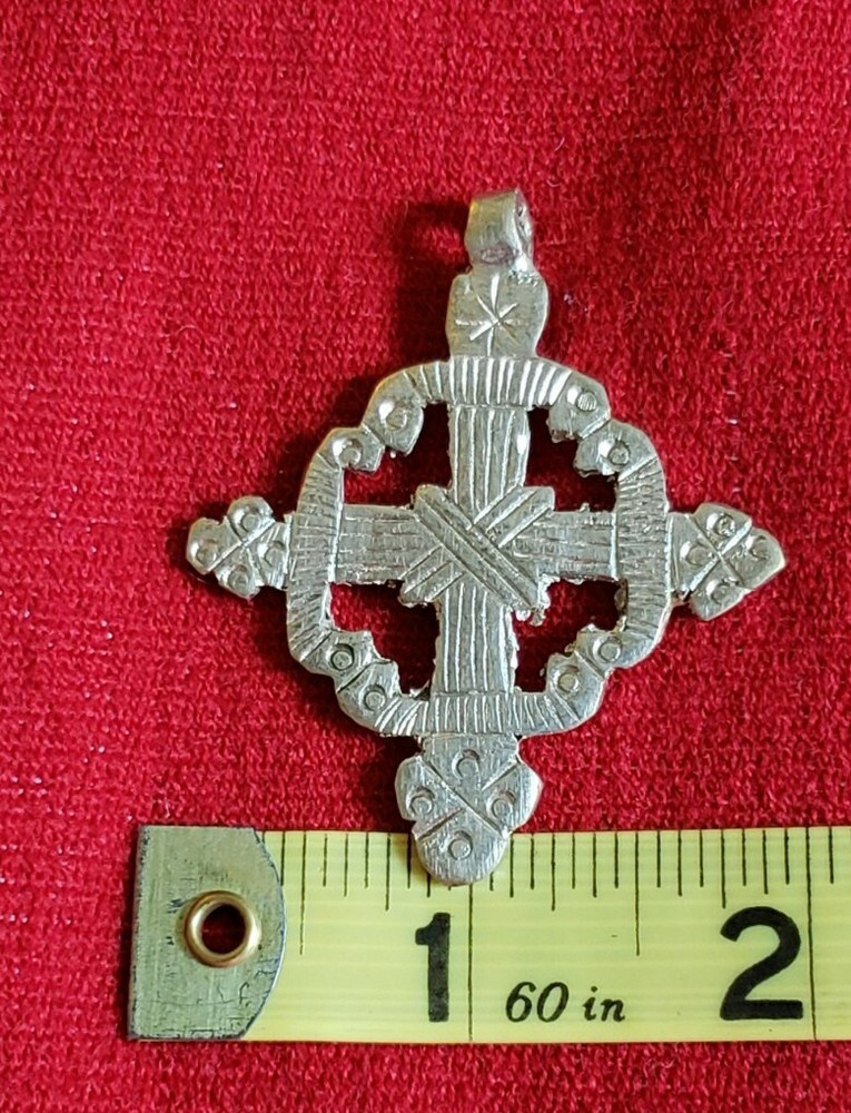 Ethiopian Orthodox Hinged Cross Pendant