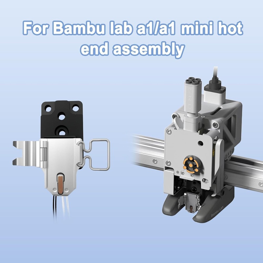 Upgraded Hotend Heating Assembly Kit Compatible with Bambu Lab A1/A1 Mini 3D ...