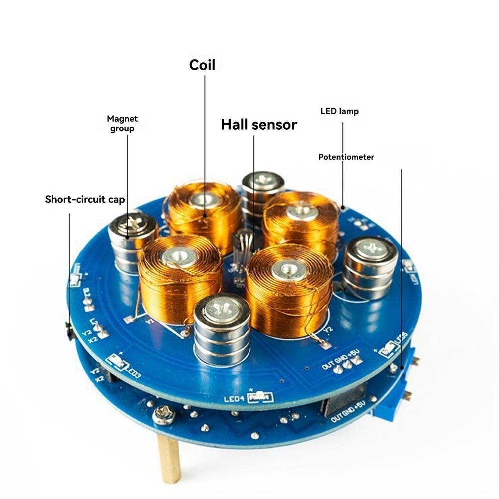 Magnetic Levitation DIY Electronic Kit Experimental Coil Push-Down Module9136