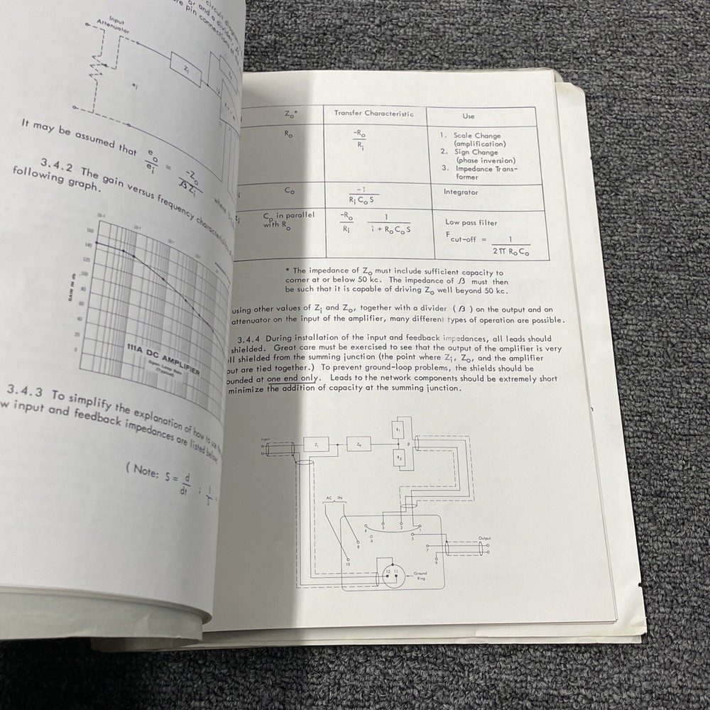 Kintel COHU Model 111A DC Amplifier Technical Manual 2X-8