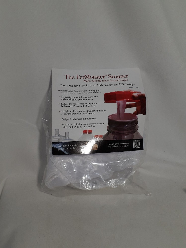 FerMonster Monster Mesh Strainer Plastic Ring, Make Infusing Mess-Free & Simple!