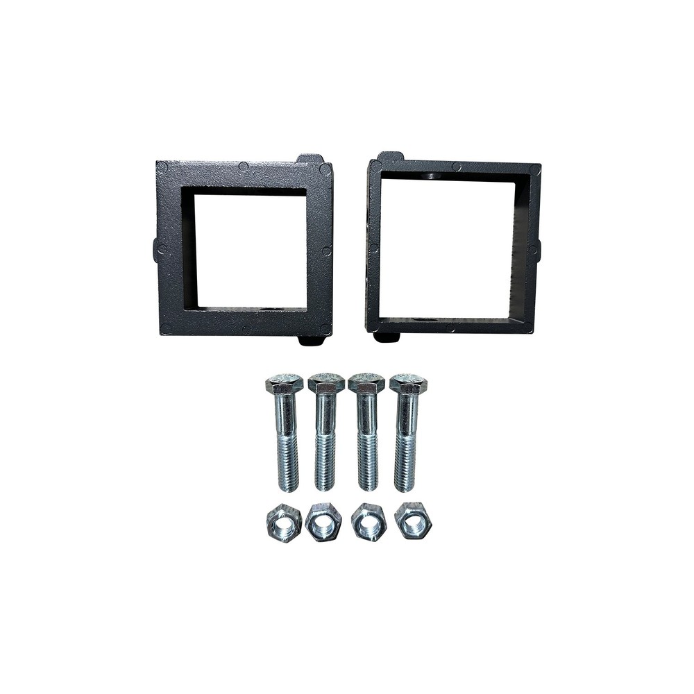 For 2" & 2.5" & 3.0" Receiver Hitch Heavy-Duty Adjustable Mud Flap System