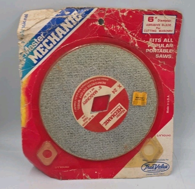 MASTER MECHANIC 6" ABRASIVE BLADE #423497