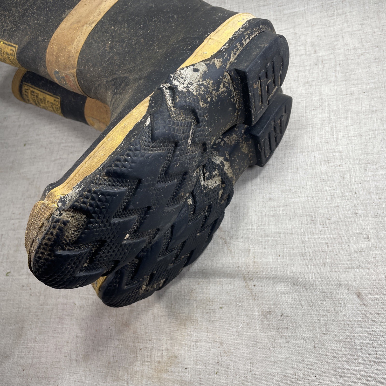 VTG Ranger FireMaster Steel Midsole Toe Insulated Rubber Firefighter Boots Sz 9