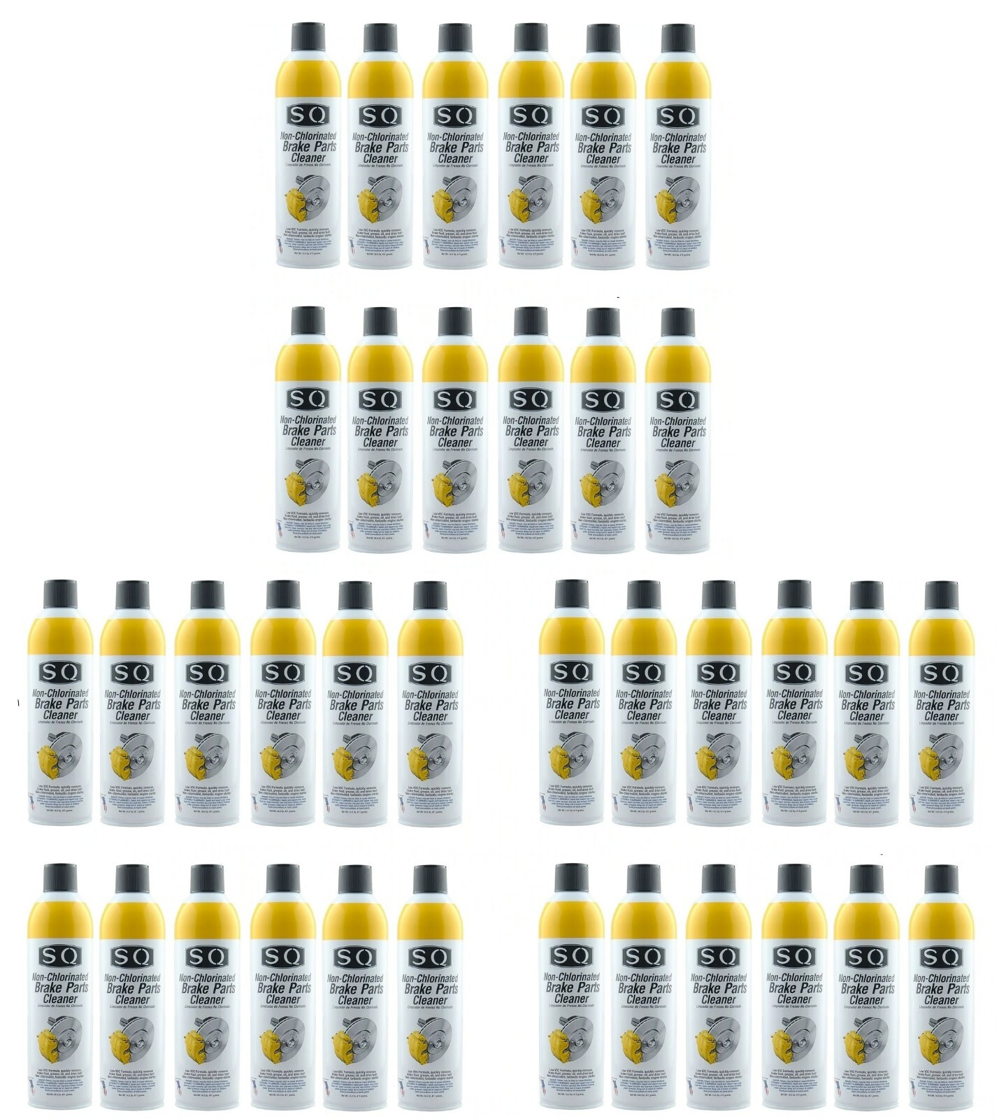 SQ Non Chlorinated Brake Cleaner, 36 pack 14.5 OZ
