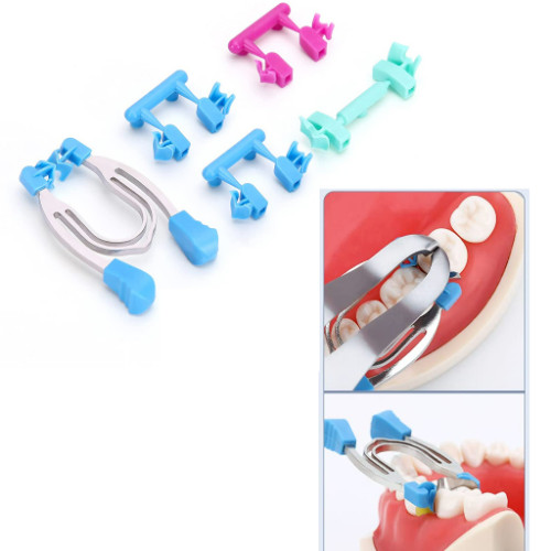Dental Matrix Double Spring System Sectional Contoured Matrices Clip Clamp Ring